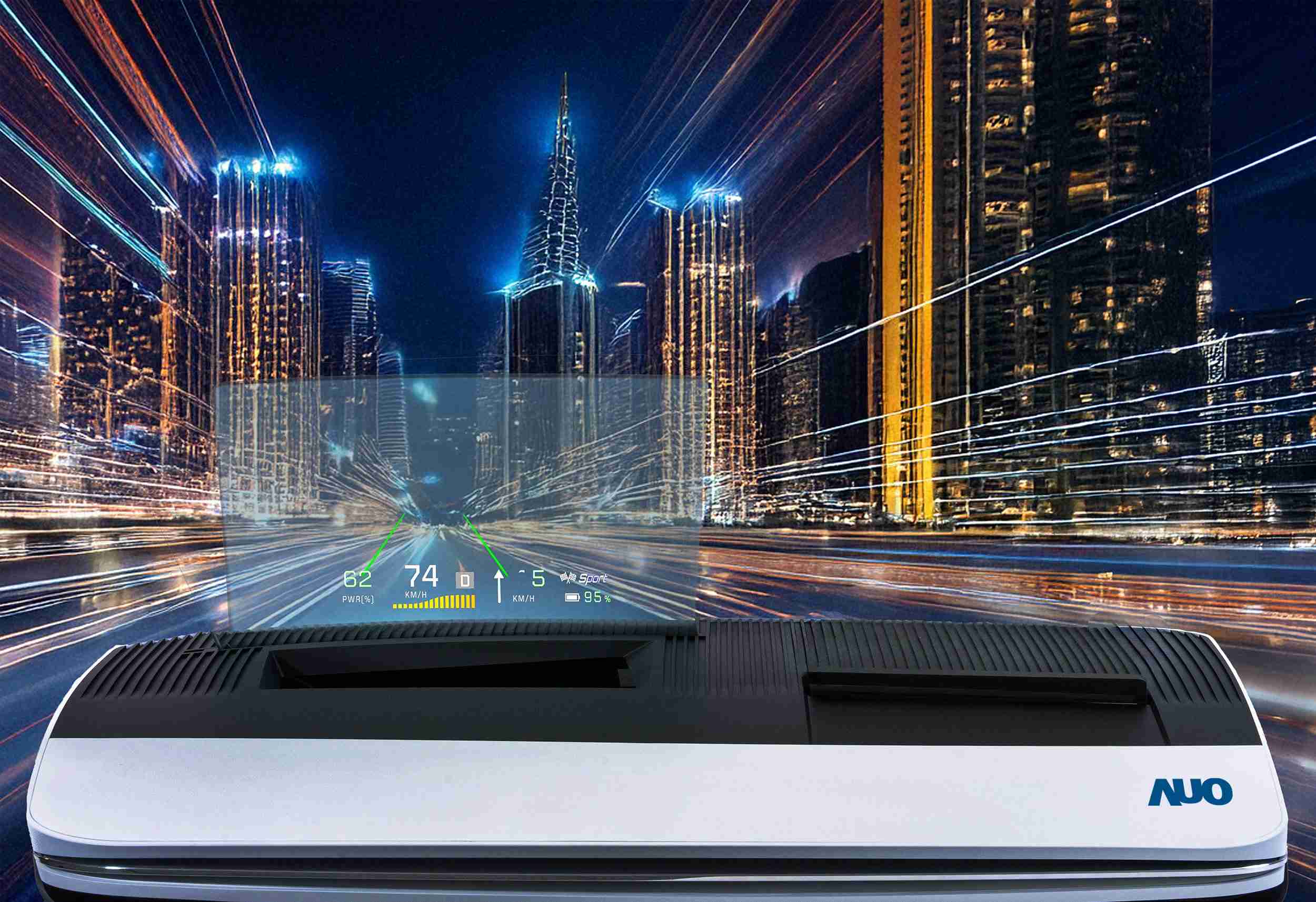 巨星国际推出13吋Micro LED抬头显示器，，，，提供高入眼亮度、、、、高色彩饱和度的显示质量，，，在阳光下或黑暗中都清晰可见，，，，并利用Micro LED模块体积小的优势，，，，解决车用空间有限的痛点